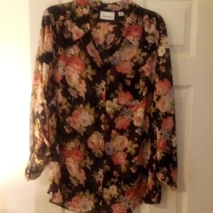 AVENUE Floral Blouse - 18/20